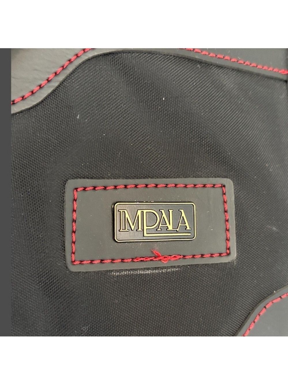 Vintage IMPALA travel bag soft sided carry on luggage NWOT black - Picture 3 of 14